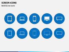 Screen Icons PPT Slide 1