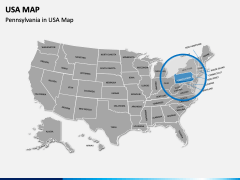 Pennsylvania Map PPT Slide 4