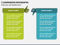 2 Comparison Infographic PPT Slide 1