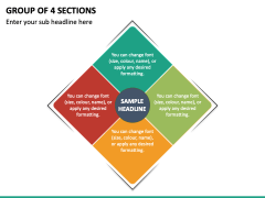 Group Of 4 Sections PPT Slide 2