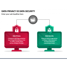 Data Security Vs Data Privacy PowerPoint Template - PPT Slides