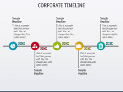 Corporate Timeline PowerPoint Template and Google Slides Theme