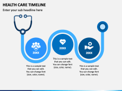 Health Care Timeline PowerPoint And Google Slides Template - PPT Slides