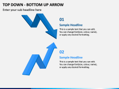 Top Down Bottom Up Arrow PPT Slide 7