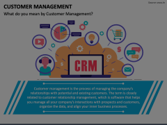 Customer Management PowerPoint Template - PPT Slides