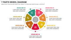 7 Parts Wheel Diagram PPT Slide 1