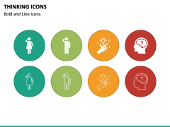Thinking Icons PPT Slide 2