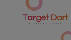 Target Dart Theme Animated Presentation - SketchBubble
