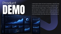Dark Mode Pitch Deck for SaaS PPT Slide 3