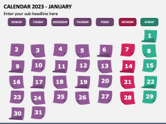 Calendar 2023 PPT Slide 1