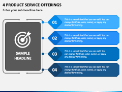 4 Product Service Offerings PowerPoint Template and Google Slides Theme