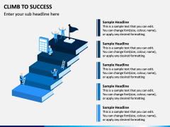 Climb To Success PowerPoint and Google Slides Template - PPT Slides