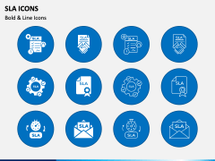 SLA Icons PPT Slide 1