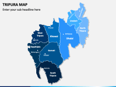 Tripura Map PowerPoint Template - PPT Slides