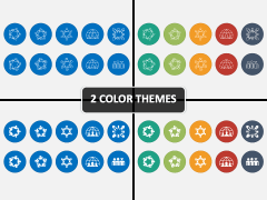 Diversity Icons PPT Cover Slide
