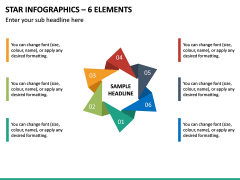 Star Infographics – 6 Elements PPT Slide 2