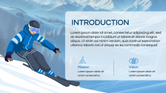 Skiing Theme PPT Slide 3