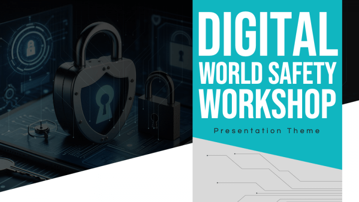 Digital World Safety Workshop PPT Slide 1