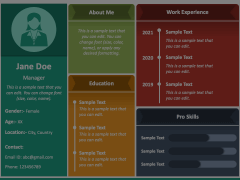 Candidate Profile Animated Presentation - SketchBubble