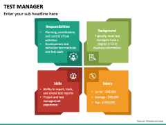 Test Manager PowerPoint and Google Slides Template - PPT Slides