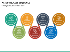7 Step Process Sequence PPT Slide 2