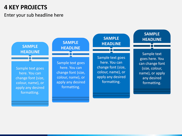 4 Key Projects PPT Slide 1