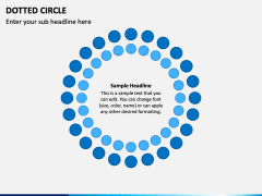 Dotted Circle PPT Slide 4