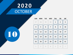 Calendar 2020 - Type 4 PPT Slide 11