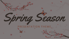 Spring Season Theme Animated Presentation - SketchBubble