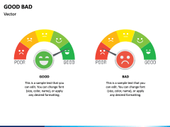 Good Bad PowerPoint Template - PPT Slides