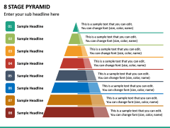 8 Stage Pyramid PPT Slide 2
