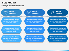 3 Tab Matrix PPT Slide 1