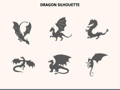 Dragon Silhouette PPT Slide 2