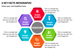 6 Key Facts Infographic PPT Slide 2