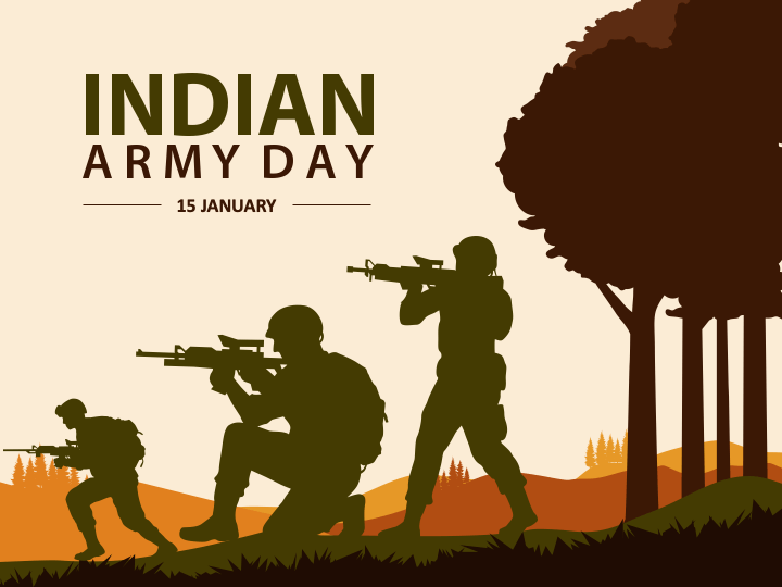Indian Army Day PPT Slide 1