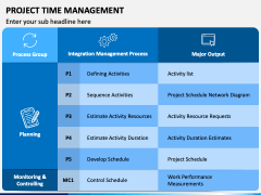 Project Time Management PowerPoint Template - PPT Slides