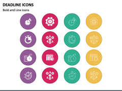 Deadline Icons PPT Slide 2