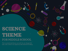 Science for Middle School Theme Animated Presentation - SketchBubble