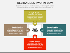 Rectangular Workflow PPT Slide 1