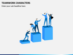 Teamwork Characters PPT Slide 2
