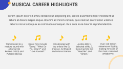 Free - Justin Bieber PowerPoint and Google Slides Template - PPT Slides