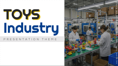 Toys Industry Theme PPT Slide 1