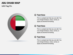Abu Dhabi Map PPT Slide 3