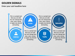 Golden Signals PowerPoint and Google Slides Template - PPT Slides