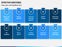 Effective Meetings PowerPoint And Google Slides Template - PPT Slides