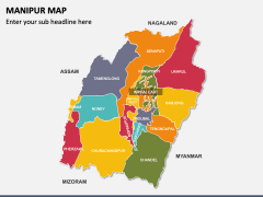 Manipur Map PPT Slide 1