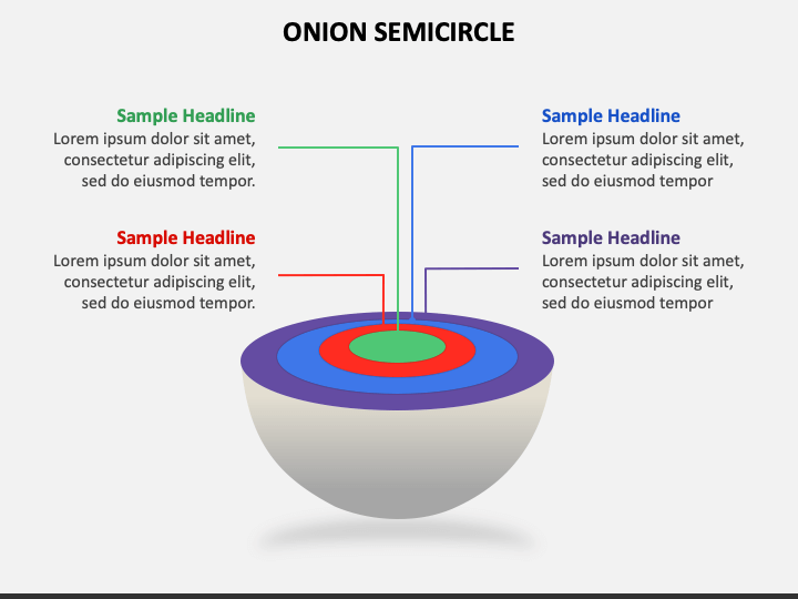 Onion Semicircle PPT Slide 1