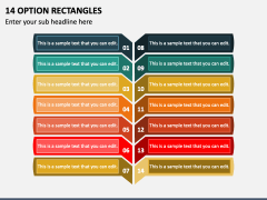 14 Option Rectangles PPT Slide 1