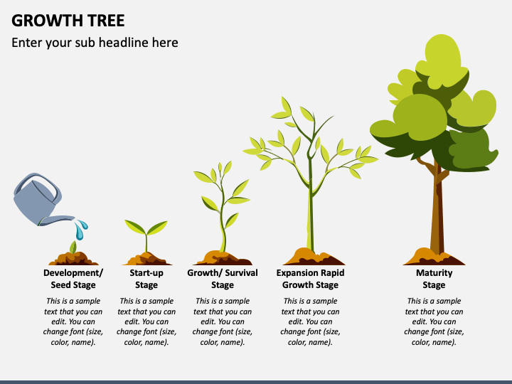 Growth Tree PPT Slide 1