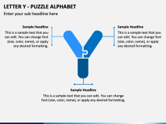 Letter Y - Puzzle Alphabet PPT Slide 1